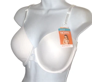 NWT Warner's No Side Effects Underwire Lightly Lined White #01356 Bras Assorted - Picture 1 of 3