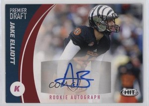 2017 Sage Hit Auto Red Jake Elliott #A44 Rookie Auto RC