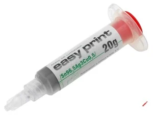 20 Gramm Lötzinn Lötpaste in Spritze für SMD BGA Löten mit Flussmittel Solder - Picture 1 of 1
