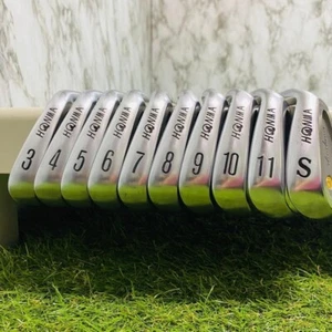 HONMA LB-708 Iron Set 10pcs 3-11+Sw Super Ferrite Carbon Light Flex R-1 RH Used - Picture 1 of 10