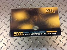 2000 00 Harley Davidson Sportster XLH Models 883 1200 Owner's Manual 99468-00