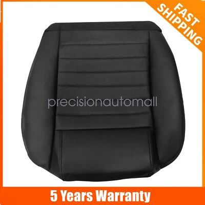 Cubierta de asiento inferior negra para conductor de 2 puertas negra para Ford Mustang 2005 2006 2007 2008 2009 Foto 1 de 4