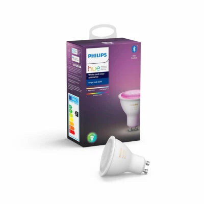 Philips Hue White Colour GU10 Smart Spot Light Bluetooth New without Packaging - Image 1 of 4