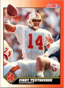 1991 Score #398 Vinny Testaverde Very good - Picture 1 of 2