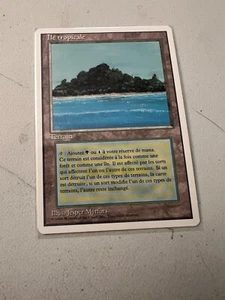 Magic the Gathering MTG Tropical Island Revised Edition French Dual Land - Picture 1 of 2