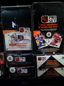 Huge Bulk Lot of 120 Unopened Old Vintage NHL Hockey Cards in 8 Wax Packs NEW - Picture 1 of 1