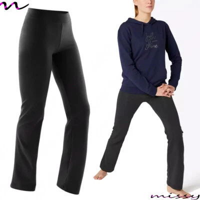 NEW  Ladies SOFT Stretch Tracksuit Bottoms Gym Straight Leg Joggers Pant - Image 1 of 4