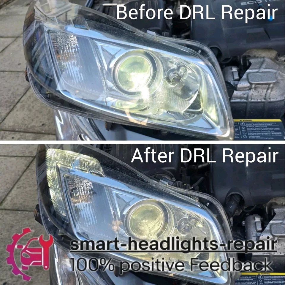🥇💯Vauxhall Insignia 2008-2013 Bi-Xenon Headlight SIDE LIGHT-DRL Repair Service - Image 1 of 1