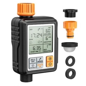Aspersor inteligente temporizador riego exterior agua jardín sensor de lluvia apagado automático - Imagen 1 de 8