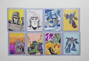 Dynamite Transformers 40th G1 Megatron 1/1 Sketch Signed Deluxe Premium Card Lot - Picture 1 of 2
