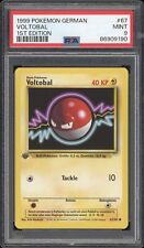 1999 Pokemon GERMAN 1st Edition Base Set Voltobal-Voltorb 67/102 PSA 9 MINT