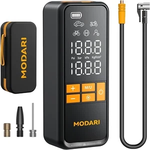 Compresor de aire portátil inflador de neumáticos Modari 5 veces más rápido 160 PSI portátil inalámbrico - Imagen 1 de 7