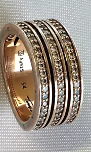 Thomas Sabo TS Bandring 925 Silber Rosègold Dreireihig RG 54/17,2 mm - Bild 1 von 7