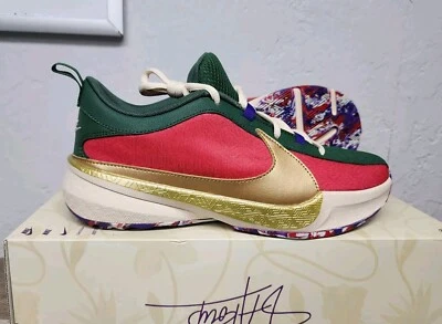 NUEVO *Sin Tapa* Nike Zoom Freak 5 NRG GS DZ4486 Giannis Navidad Juvenil Talla 6.5Y Foto 1 de 4