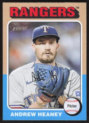 2024 Topps Heritage #478 Andrew Heaney - Image 1 of 2