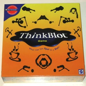 Mattel ThinkBlot Adult Party Game! NEW & Sealed! Think Blot! (1999) - Imagen 1 de 2