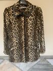 Nwot Nygard Petite Collection Women’s Coat Size 2p  Cheetah Leopard