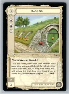 Bag End NM Limited The Wizards Middle Earth CCG LoTR - Imagen 1 de 2