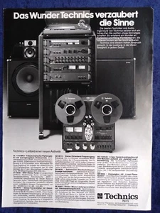 Technics HiFi, Stereo Anlage Turm, originale Werbung aus 1978 - Picture 1 of 1