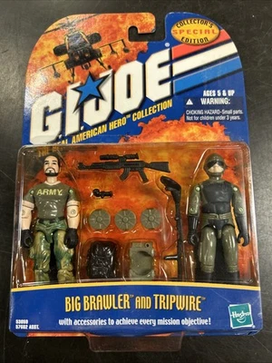 GI Joe Hasbro 2001 ARAH paquete de 2 figuras Big Brawler y Trip-Wire selladas Foto 1 de 4