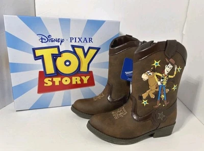 Botas de Vaquero Disney Pixar Toy Story Woody & Bullseye Niños Pequeños Talla 11 Marrón  Foto 1 de 4