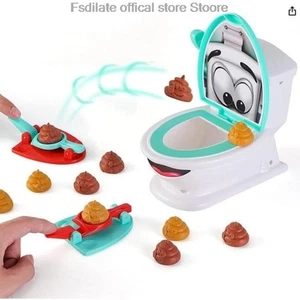 Funny Poop Toilet Shooting Game – Prank Catapult Tabletop Toy for Kids & Adults - Picture 1 of 24