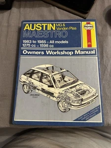 Haynes Austin Maestro MG Vanden Plas 1983 to 1995 Owners Workshop Manual R1A - Picture 1 of 4
