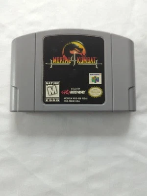 Mortal Kombat 4(N64) Authentic Cartridge Only Tested/Working .Nice Condition. - Image 1 of 4