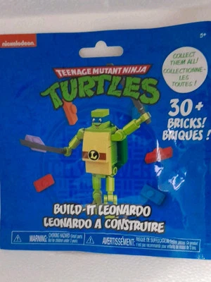 Juego de minifiguras Leonardo serie Build-It TMNT *Nickelodeon Just Play* Foto 1 de 3