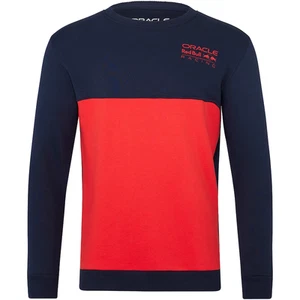 Oracle Red Bull Racing Colour Block Unisex Crew Sweat- Size Medium - Picture 1 of 2