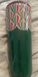 Vaso Starbucks 2024 Holiday verde rosa metálico 24 oz - Imagen 1 de 7