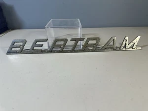 Bertram Yacht Boat Emblema Metallo 15" - Foto 1 di 14