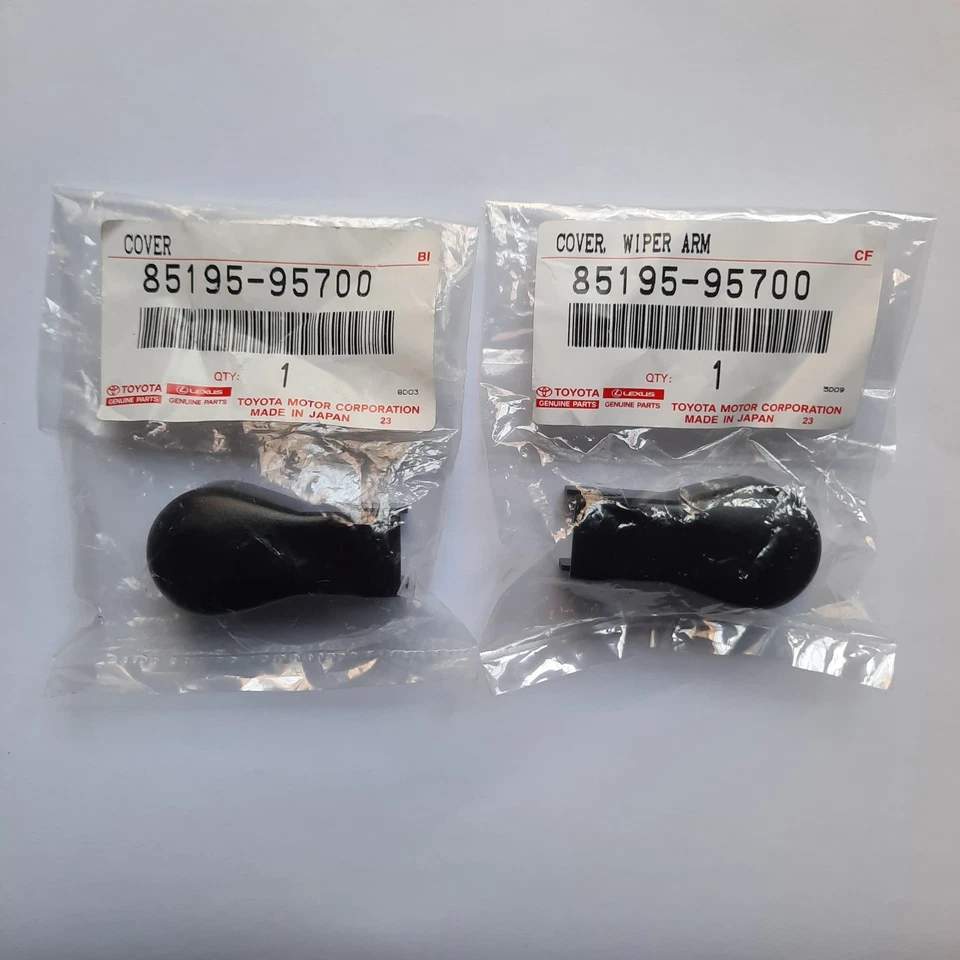 2pc 85195-95700 GENUINE TOYOTA LAND CRUISER OEM WIPER ARM COVER SET FJ40 BJ40 Foto 1 de 4