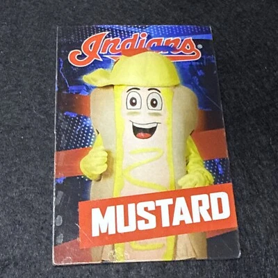 Cleveland Guardians/Indios Mostaza Hot Dog Corredor Imán MLB Béisbol Foto 1 de 2