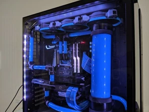 Custom Hardline Liquid Cooled Gaming PC - i9 11900k - RTX 2080 Ti SLI - 64GB RAM - Picture 1 of 5