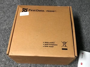 First Data FD200 Credit Card Terminal | New - Open Box | Tested | REV. C02 - Picture 1 of 2