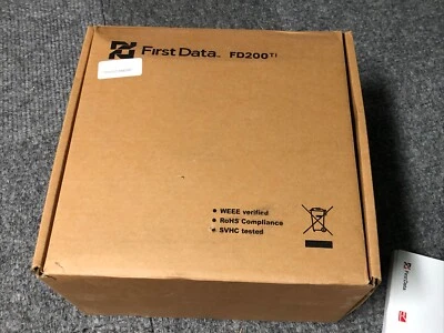 First Data FD200 Credit Card Terminal |  New - Open Box | Tested | REV. C02 - Image 1 of 2
