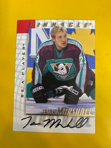 D62988  1997-98 Be A Player Autographs #54 Jason Marshall