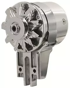 Powermaster 282023 Ford 1949-1953 PowerGEN Alternator 90A 12V Strap Mt Polished - Foto 1 di 6