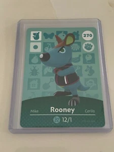 Rooney #270 Animal Crossing Amiibo Card Horizons Serie 3 come nuova mai scansionata! - Foto 1 di 1
