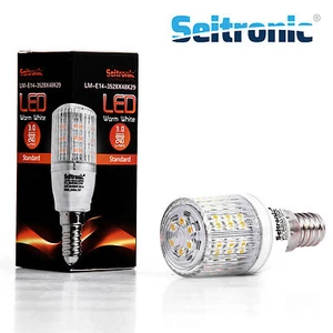 E14 LED Lampe Birne Leuchtmittel mit 3 Watt, 240LM und 48LEDs - Warm weiß 2900K - Picture 1 of 12