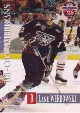 2007-08 Tri-City Americans #16 Lane Werbowski