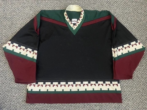 Arizona Phoenix Coyotes VTG 90s NHL Hockey #37 Blank Stitched 2XL Home Jersey Cover