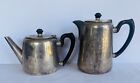 x2 EPNS Vintage Antique Silver Teapot 1.5 & 2 Pints Sheffield England Free Post