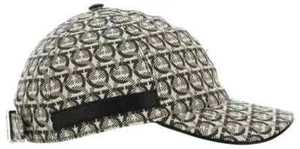 New Salvatore Ferragamo Unisex Limited Edition Hat Cap Gancio Logo All Over - Picture 1 of 3