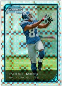 2006 Bowman Chrome X-Fractor Sinorice Moss Rookie Card #230 /250 Giants Miami - Picture 1 of 2