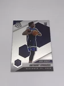 2020-2021 Panini Mosaic NBA Debut Anthony Edwards #261 RC Minnesota Timberwolves - Picture 1 of 6