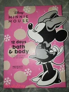 Disney Minnie Mouse 12 Days Of Christmas Bath And & Body Advent Calendar - Picture 1 of 7