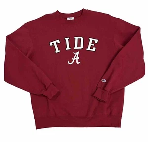 Sudadera Alabama Crimson Tide Champion Auténtica Cuello Redondo Manga Larga Talla L - Imagen 1 de 9