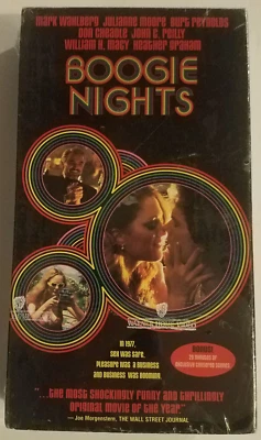 Boogie Nights VHS Factory Sealed First Rease Watermark Mark Wahlberg 1997 - Image 1 of 4